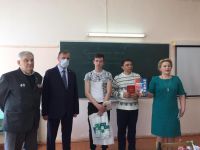 Председатель РВИО Зимин Д.И. посетил Лухскую школу